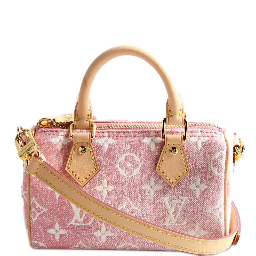 Nano Speedy Denim Pink | Keeks Designer Handbags