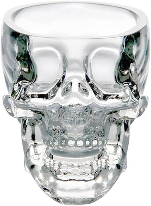 Glow Castle Creative skull glass creative skull cup vodka spirits cup glass new Crystal Skull cup... | Amazon (US)