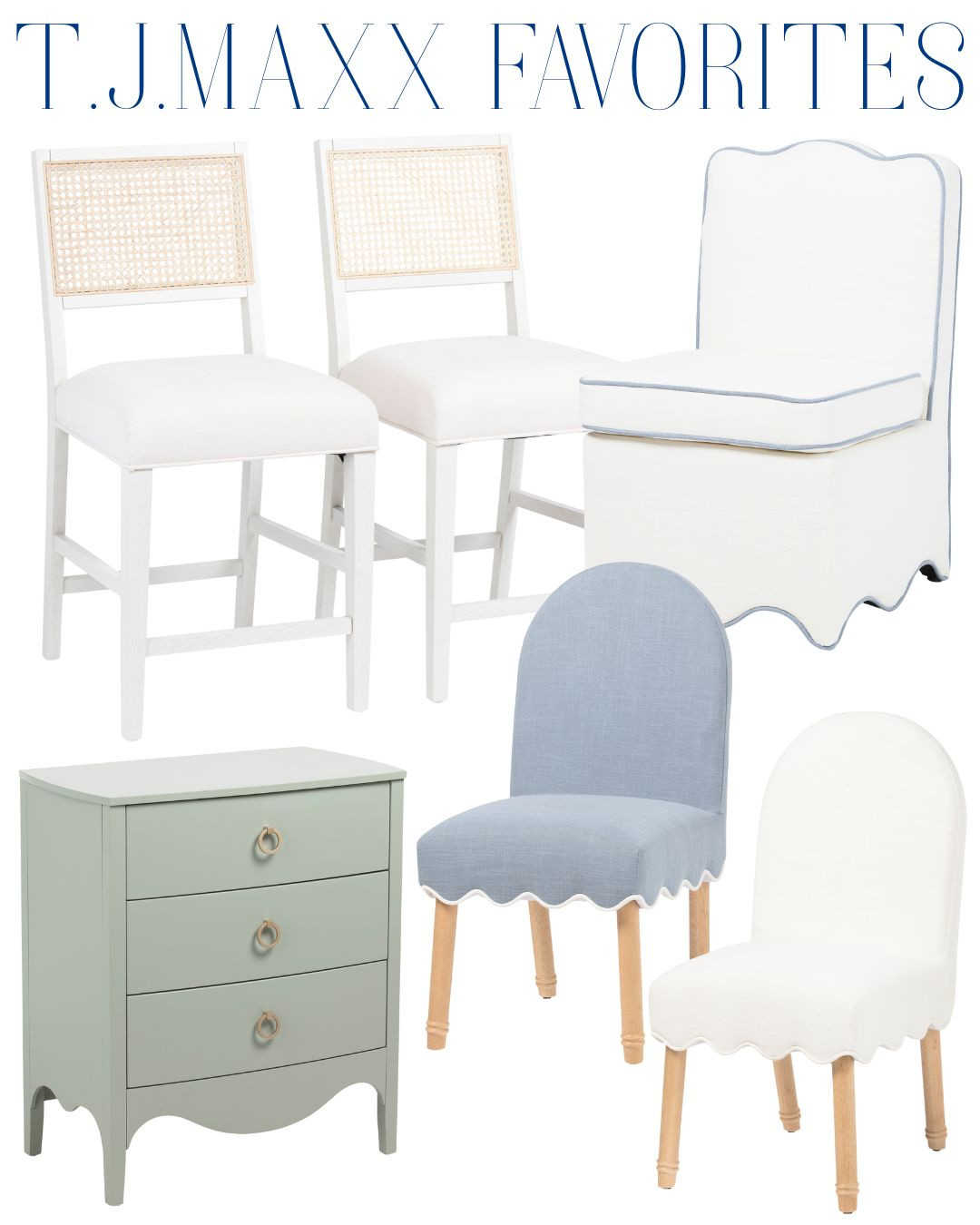 T.J. Maxx favorites!

living room | bathroom | bedroom | home decor | home refresh | bedding | nursery | classic home | traditional home | blue and white | furniture | coffee table | southern home | coastal home | grandmillennial home | scalloped | woven | rattan | classic style | preppy style | grandmillennial decor | blue and white decor | classic home decor | traditional home | bedroom decor | bedroom furniture | dresser | blue chair | brass lamp | floor mirror | euro pillow | white bed | linen duvet | side table | rug | glassware | cups | plates | hosting | kitchen spring | sale picks | outdoor furniture | porch | beach | Lillian August | Karma Home | Ballard Designs 

 #LTKHome