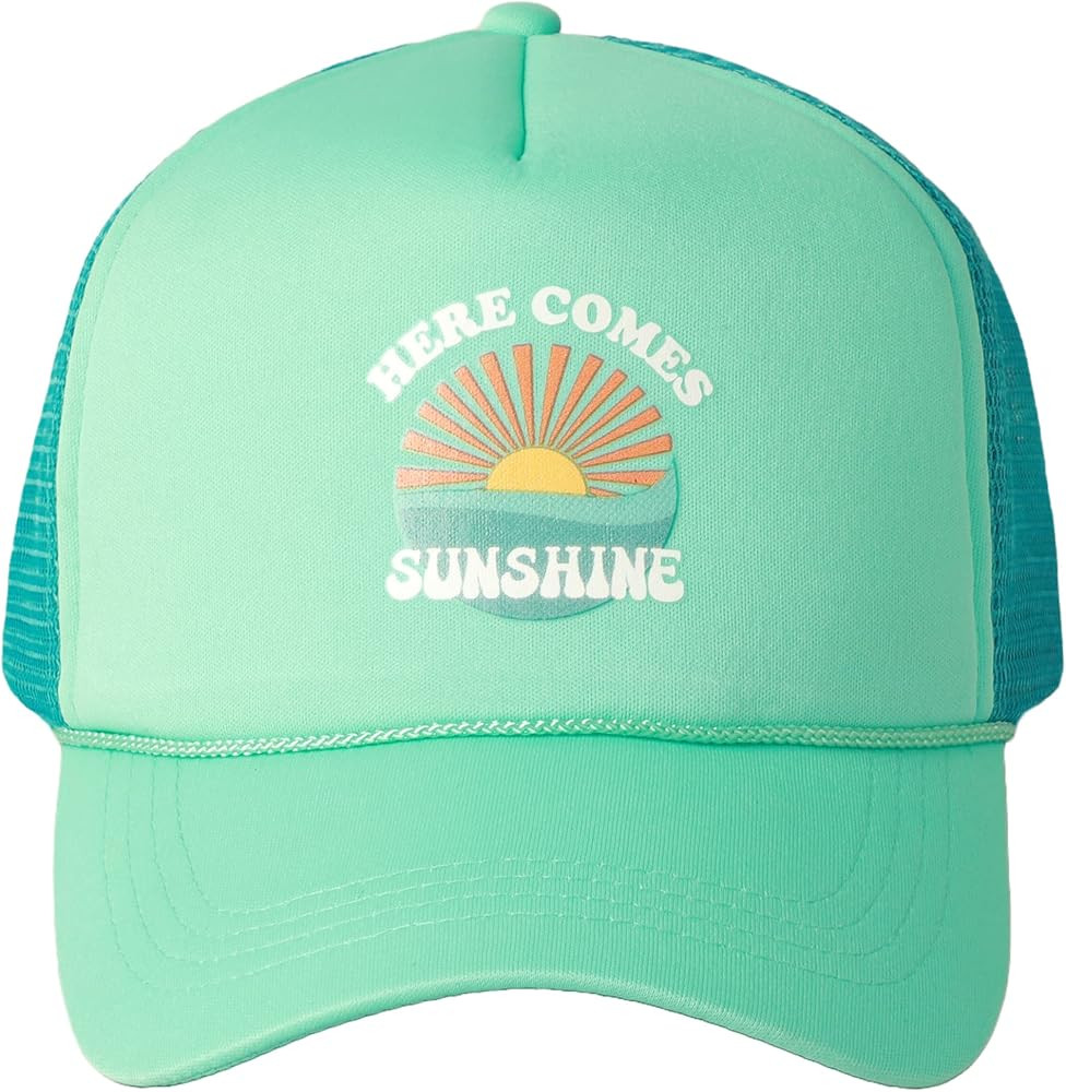 MIRMARU Retro Foam Mesh Trucker hat Trendy Design Summer Baseball Cap for Womens | Amazon (US)