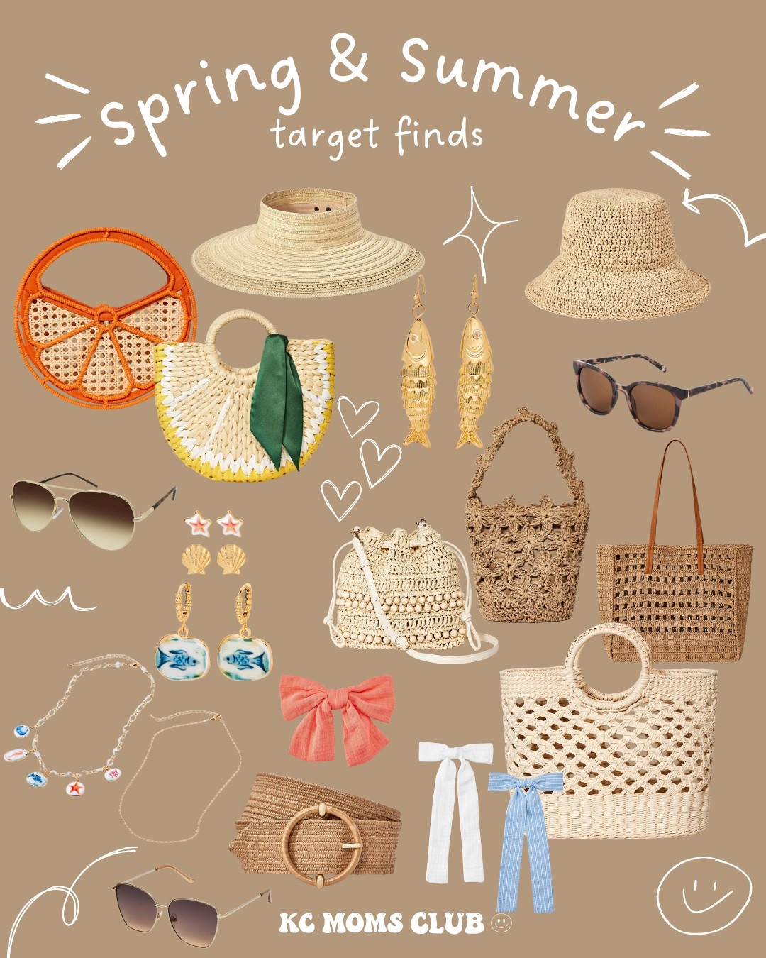 Spring and Summer accessories 2025 from Target! 

#LTKFindsUnder50 #LTKItBag #LTKSpringSale