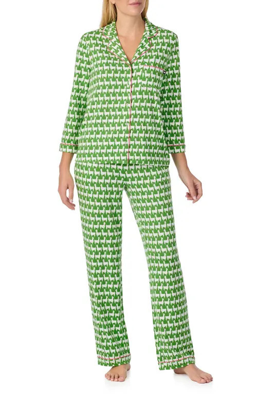 Kate Spade New York print pajamas in Green Print at Nordstrom, Size Small | Nordstrom
