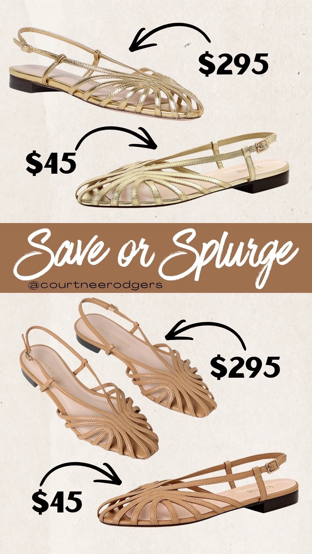 Save or splurge loeffler randall sandals 💛 Ordered the save in gold, in my true size 7.5! 

Amazon sandals, designer sandals, spring sandals 

#LTKmomlife #LTKootd #LTKSaleAlert