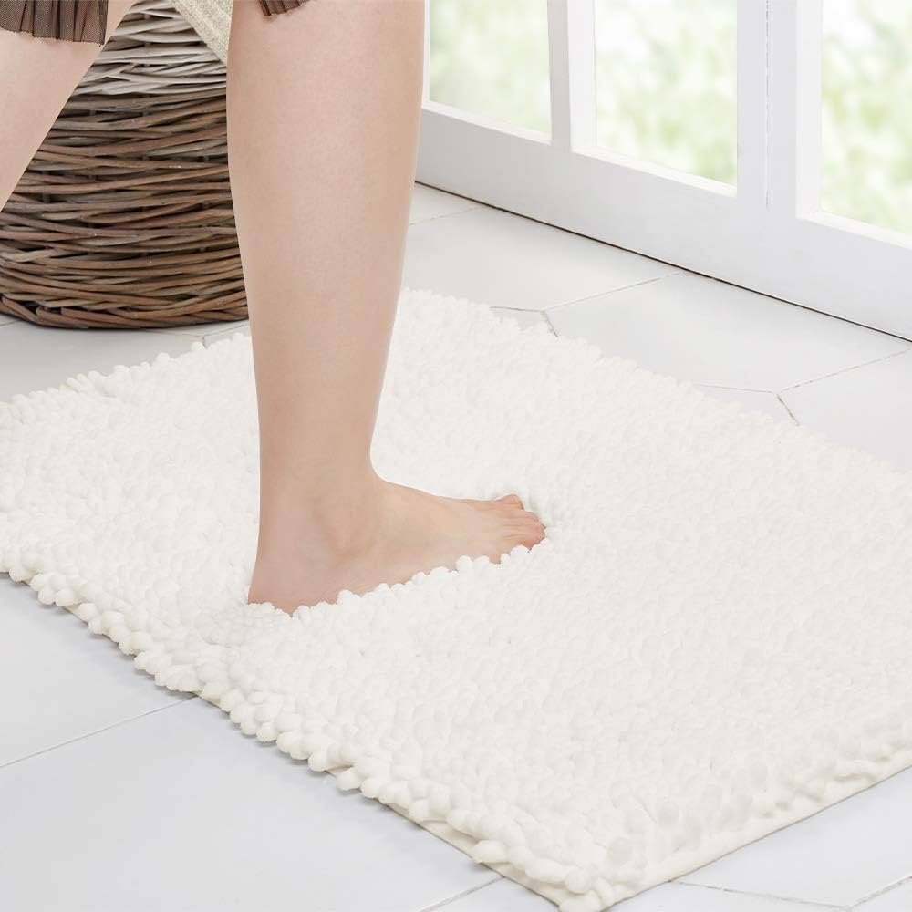 Walensee Large Bathroom Rug Non Slip Bath Mat (72x24 Inch Ivory) Water Absorbent Super Soft Shagg... | Amazon (US)