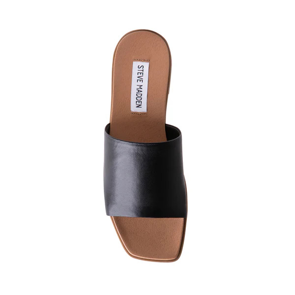 KARRMAA BLACK LEATHER | Steve Madden (Canada)