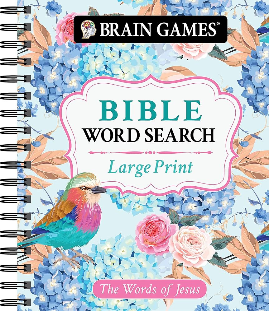 Brain Games - Large Print Bible Word Search: The Words of Jesus (Brain Games - Bible) | Amazon (US)