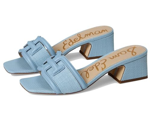 Sam Edelman Women's Waylon Heeled Sandal, Blue Breeze, 8.5 | Amazon (US)