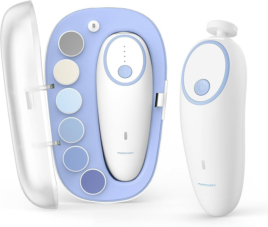 Momcozy Baby Nail File Electric, Gentle Baby Nail Trimmer Electric, Baby Nail Clipper with Night ... | Amazon (US)