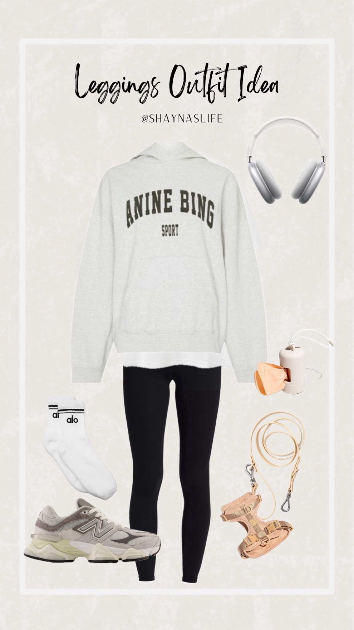 Sweatshirt xl
Tee just ordered xxl hoping for oversized fit
Amazon leggings L 
Lululemon leggings 10 size down. 
Linked up my dogs harnesses as well. We have 20-25 lbs frenchies and we got the size M harnesses for them. 
Also linked a good amazon head phone find as well as my Apple headphones . 

Leggings outfit, ideas, Lululemon align, aloe, dog harness,  oversized tshirt , how to style, ways to wear, Apple headphones, Amazon fashion 

#LTKmidsize #LTKstyletip #LTKfindsunder50