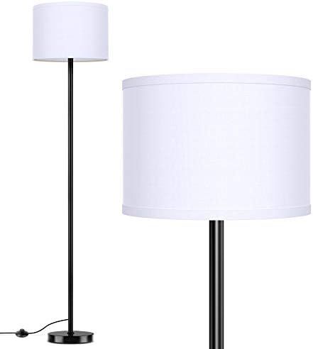 LED Floor Lamp Simple Design, Modern Standing Lamp with Shade,Tall Lamp for Living Room Bedroom Offi | Amazon (US)