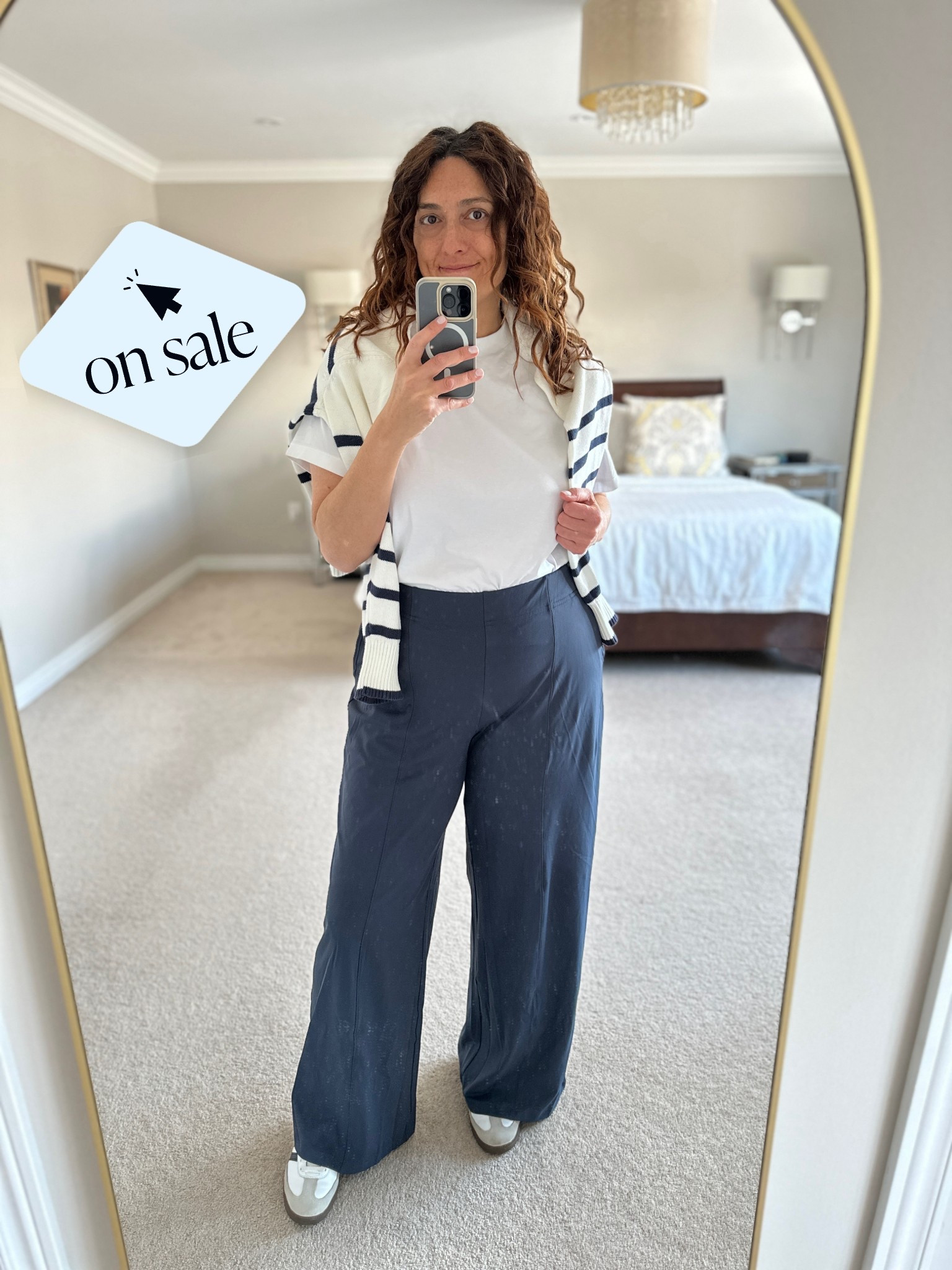 Soft Trousers perfect for travel. Wearing M regular 

#LTKtravel #LTKover50style #LTKmidsize