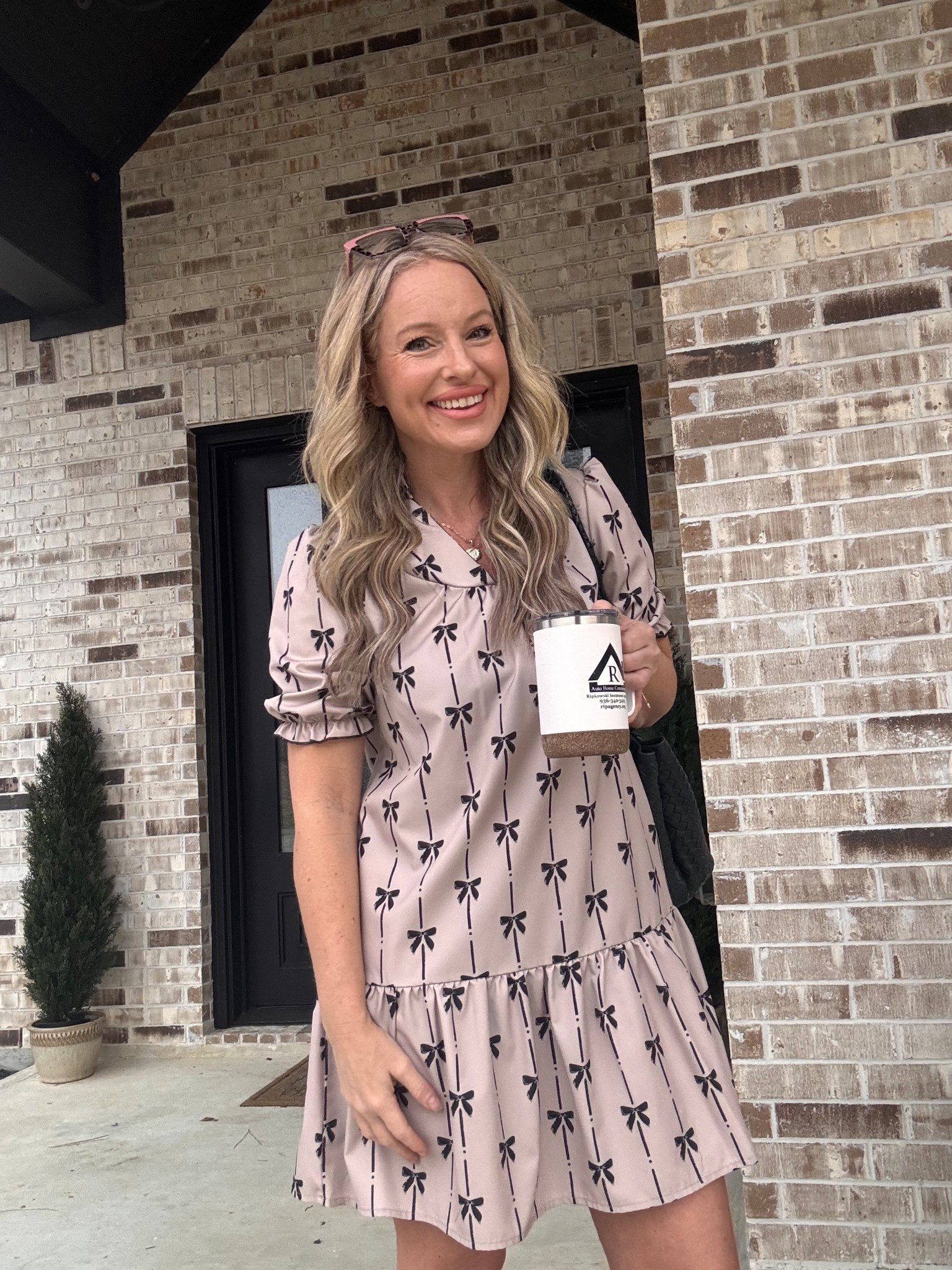 Bow dress  :)

#LTKootd