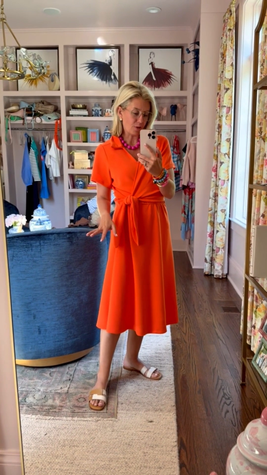 Can you say Go Big Orange!! Y’all this dress is air essentials and it’s sooo soft and adorable! I’m in a small & 8 sandal tts. 

*Use my code Catherine20 on A+B
 *Use code my Mixandmatchmadness on Loopy

#LTKSeasonal #LTKOver40 #LTKmomlife