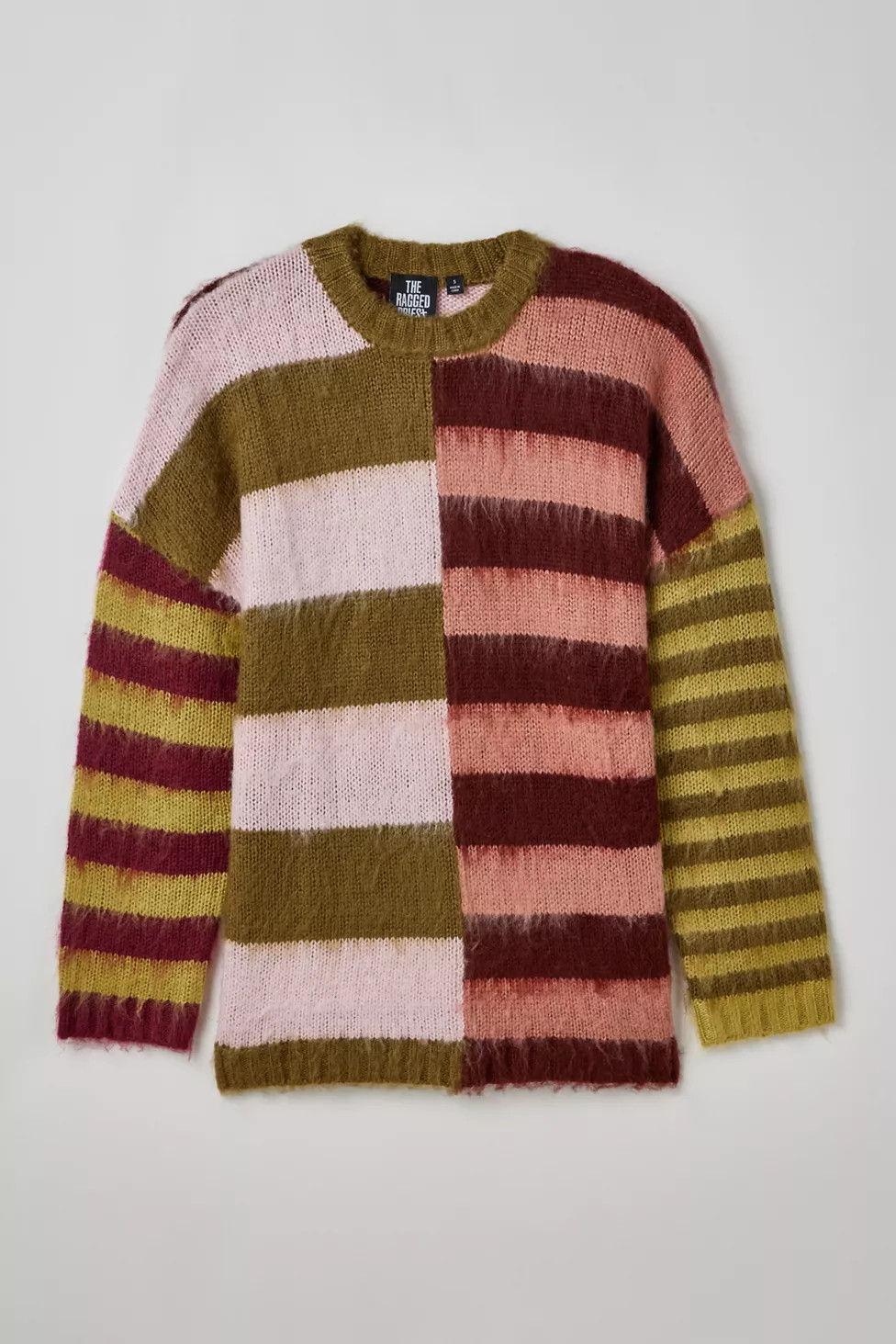 The Ragged Priest Wander Mixed Stripe Crew Neck Sweater | Urban Outfitters (US and RoW)