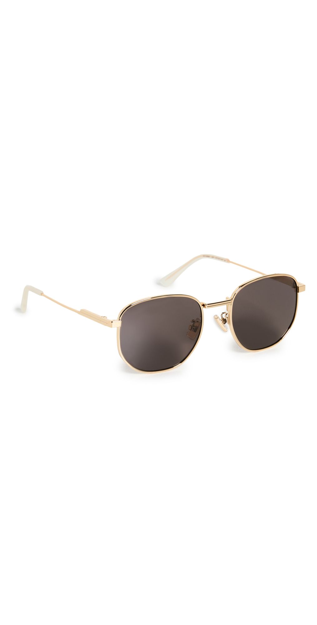 Bottega Veneta Full Metal Round Sunglasses | Shopbop