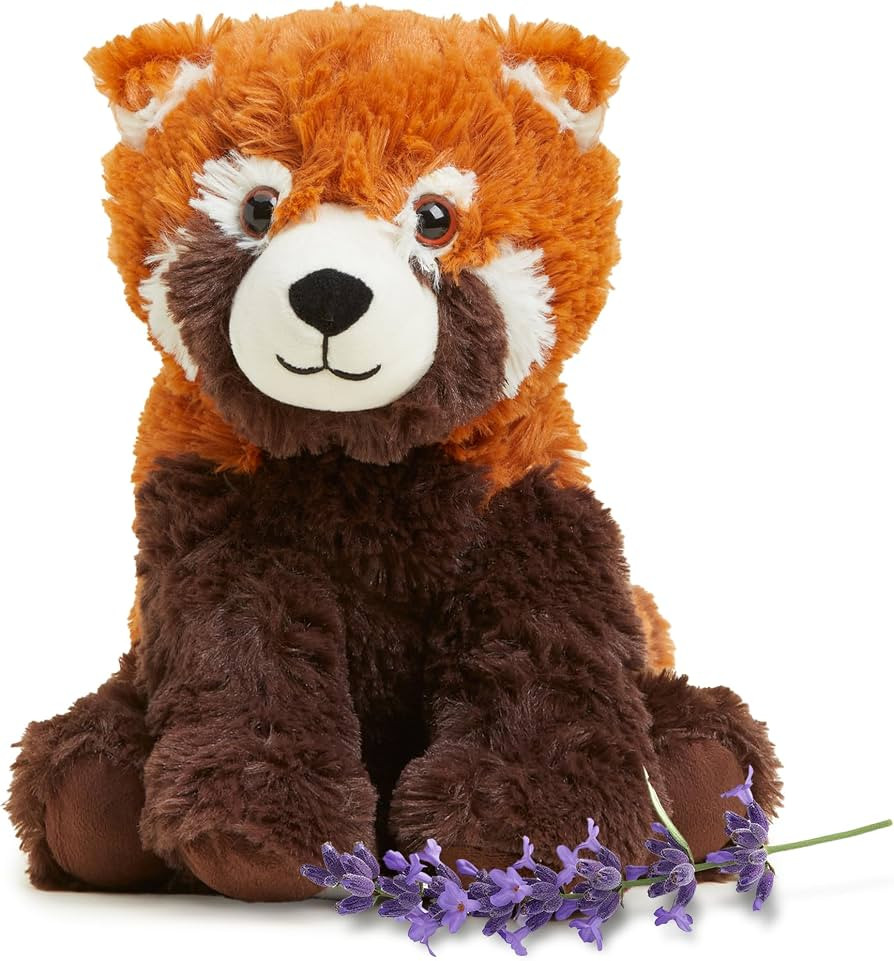 warmies Microwavable & Weighted Stuffed Animals, Red Panda - Heated Stuffed Animal Plushie for Wa... | Amazon (US)