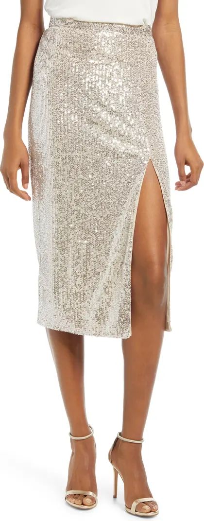 Arabella Sequin Midi Skirt | Nordstrom