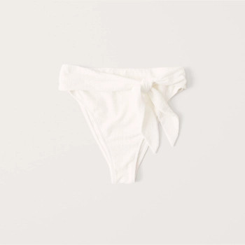 High-Waist Cheeky Bikini Bottoms | Abercrombie & Fitch (US)