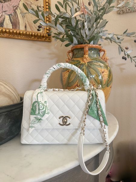 This weeks favorite finds from FASHIONPHILE  designer bags for spring. White Chanel handle bag  

#LTKitbag #LTKmidsize #LTKover40