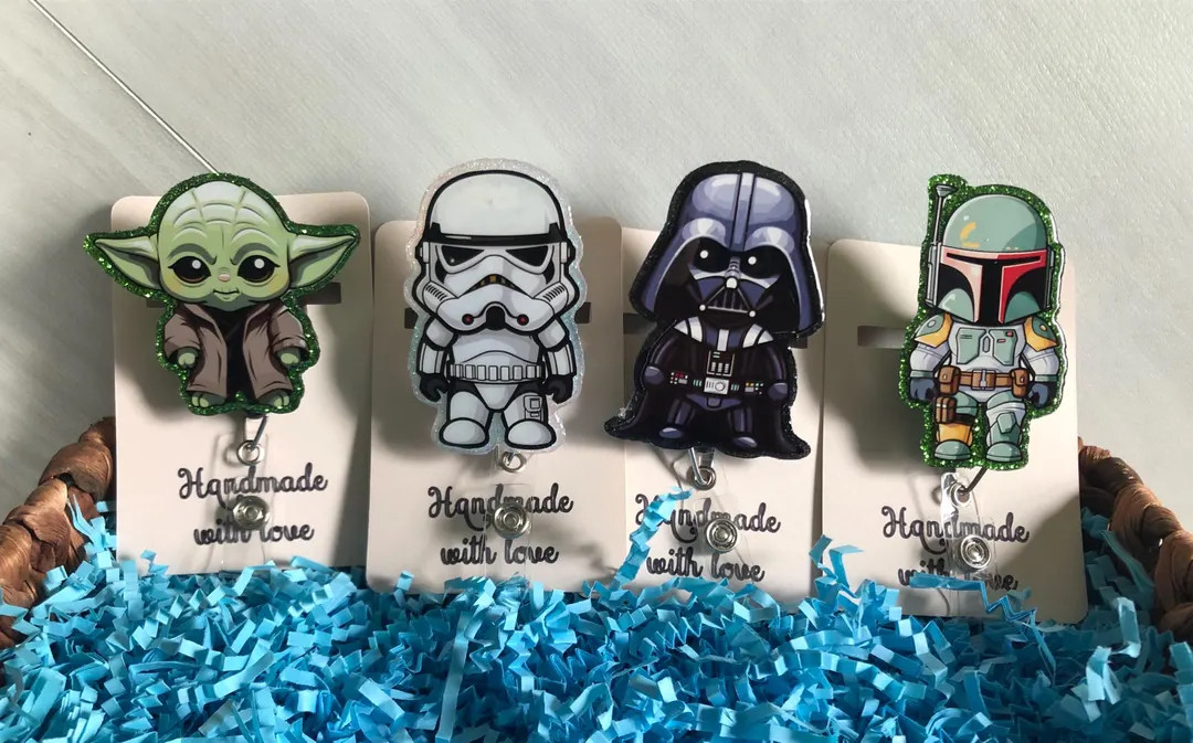 Star Wars Badge Reels - Etsy | Etsy (US)