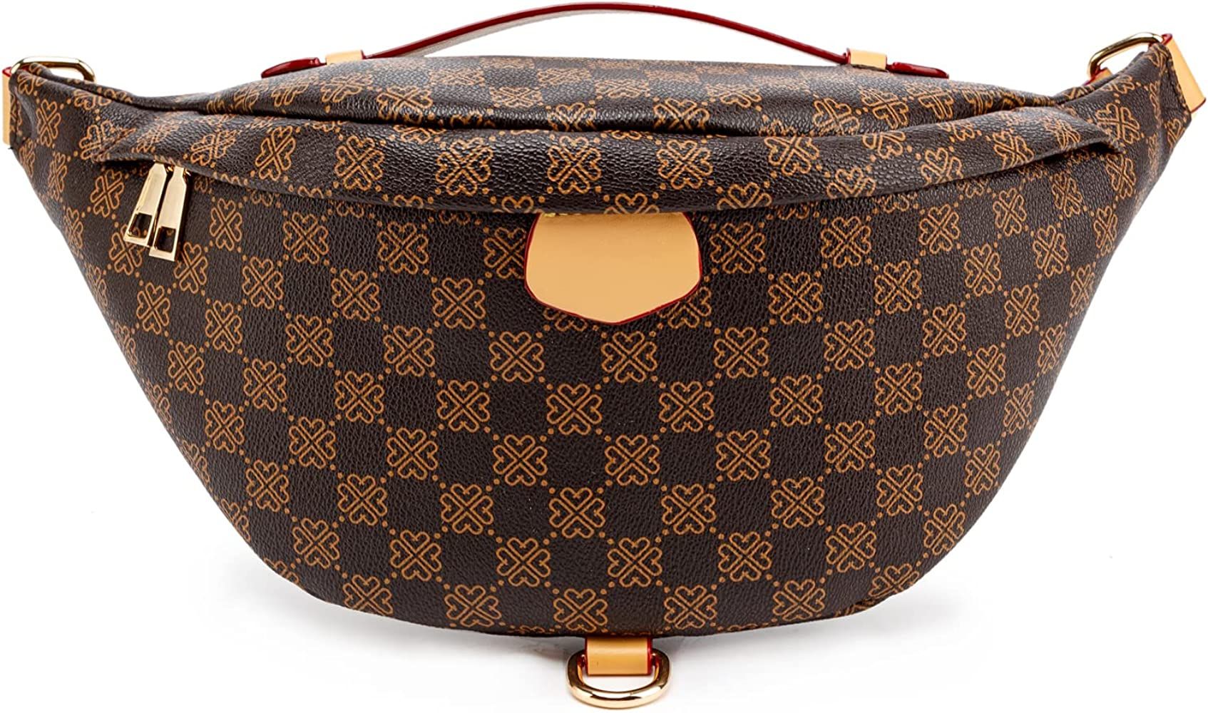 Belt Bag for Women Fashion Crossbody Fanny Packs Causal Waist Hip Bum Bag Leather Chest Daypack P... | Amazon (US)