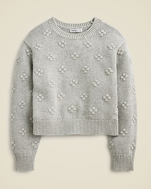 Girls' bobble sweater | J. Crew US