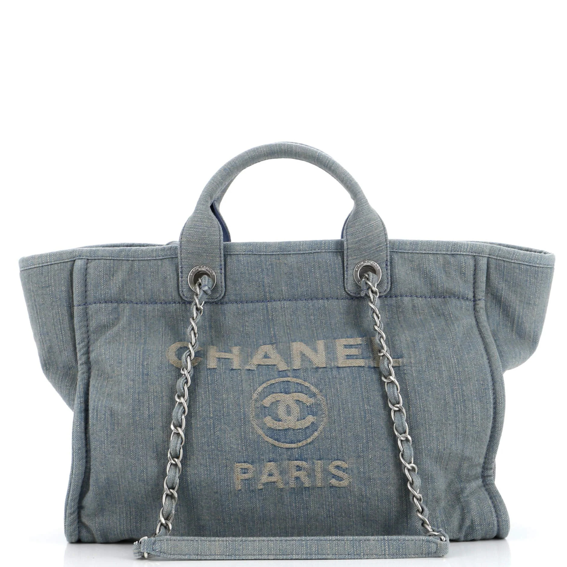Deauville NM Tote Denim Medium | Shop Simon