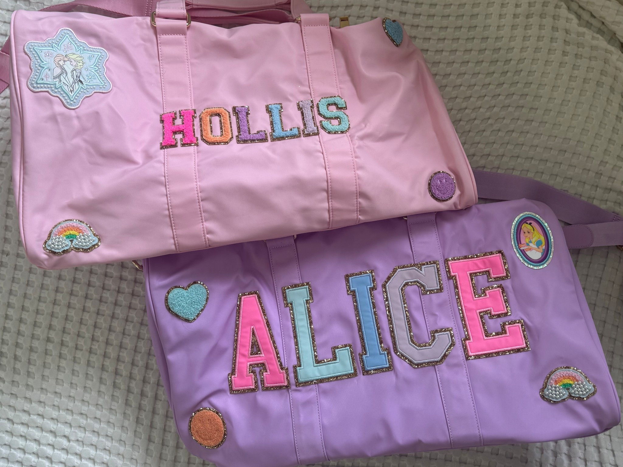 These bags turned out even better than I expected. Can't wait to give these to the girls for Disney! 

Disney trip
Travel 
Weekender bag 


#LTKKids #LTKTravel