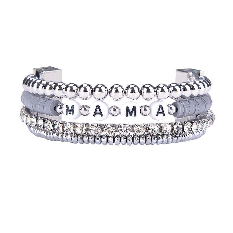 Mama Mini Boho Cuff - Silver | Victoria Emerson