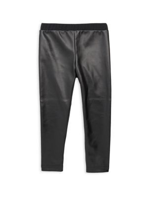 Toddler's, Little Girl's and Girl's Skinny-Fit Faux Leather Leggings | Saks Fifth Avenue