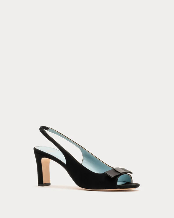 Reese Slingback Heel - Suede Fern | Frances Valentine