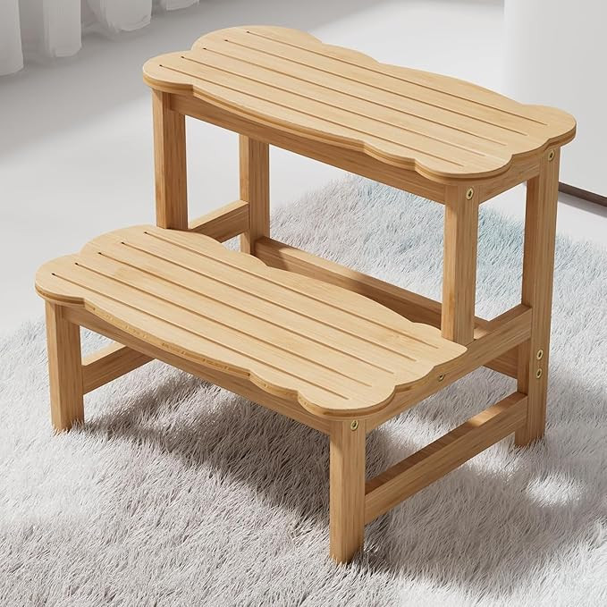 COSYLAND Step Stool for Toddlers - Two Step Stools Toddler 300 lbs Capacity with Safety Non-Slip ... | Amazon (US)