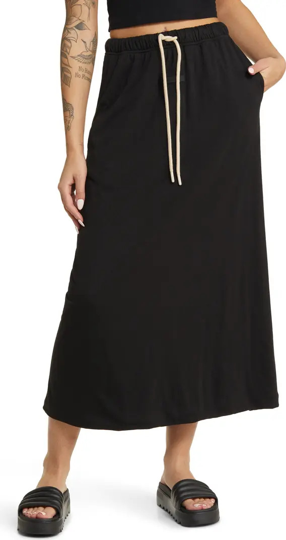Fear of God Essentials Essentials Drawstring Maxi Skirt | Nordstrom | Nordstrom