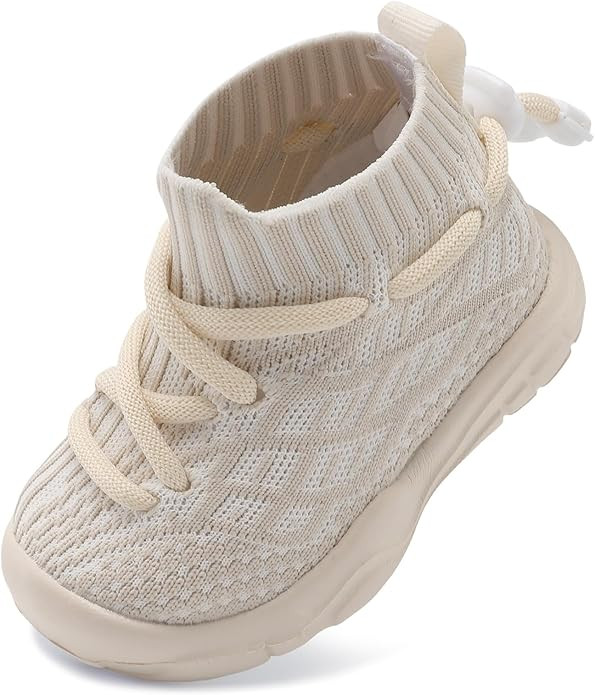 JIASUQI Toddler Shoes High Top Sneakers for Boys Girls Barefoot Wide Walking Tennis Shoes | Amazon (US)