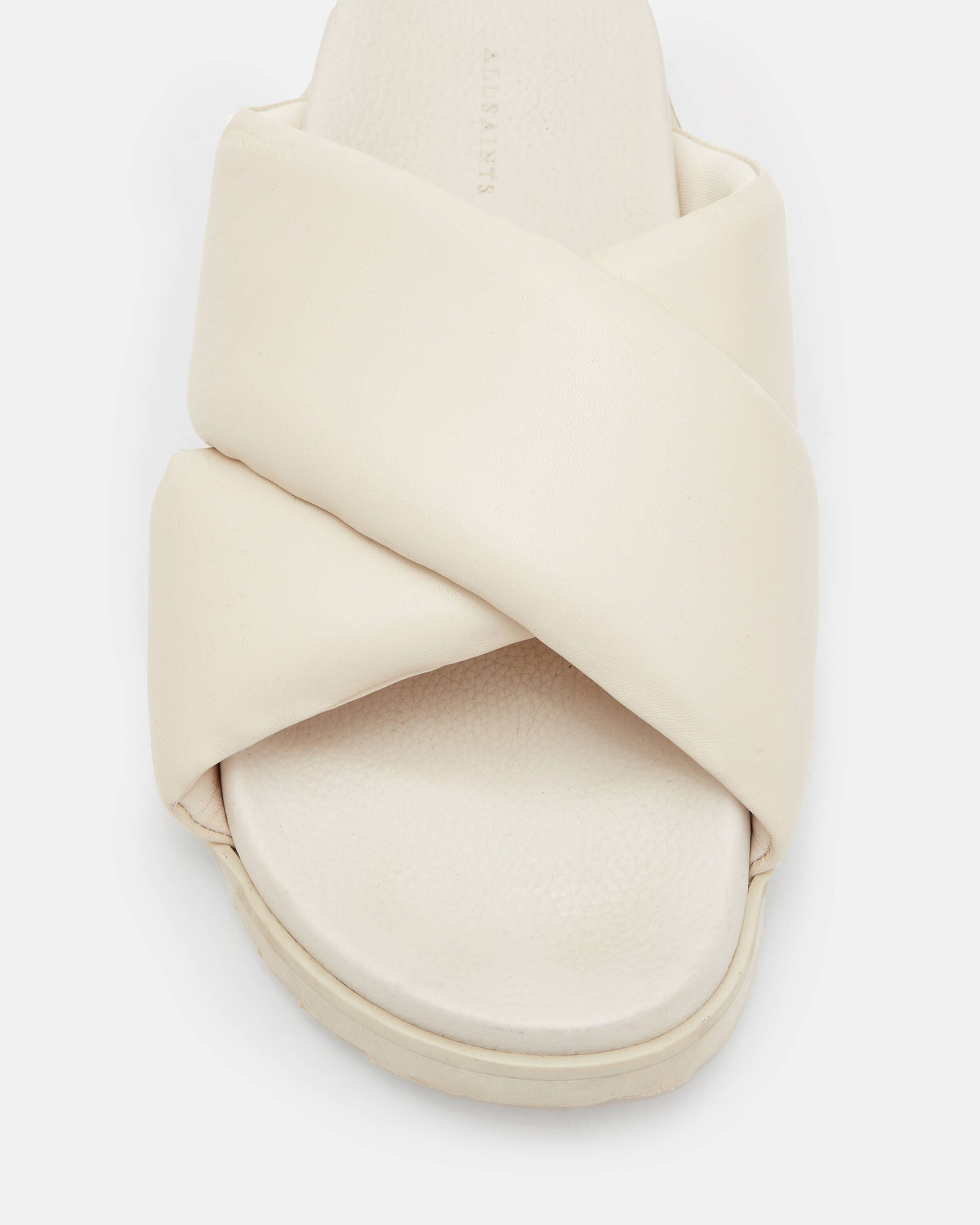 Saki Crossover Leather Sandals | AllSaints UK