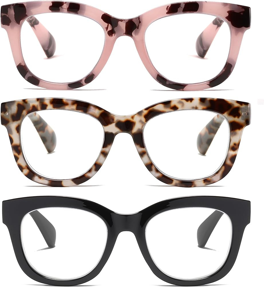 Oprah Style Readers for Women - Stylis Style Reading Glasses Blue Light Blocking and Spring Hinge... | Amazon (US)