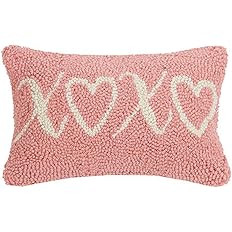 Peking Handicraft 30JES1584C12OB XOXO Hook Pillow, 12-inch Length | Amazon (US)