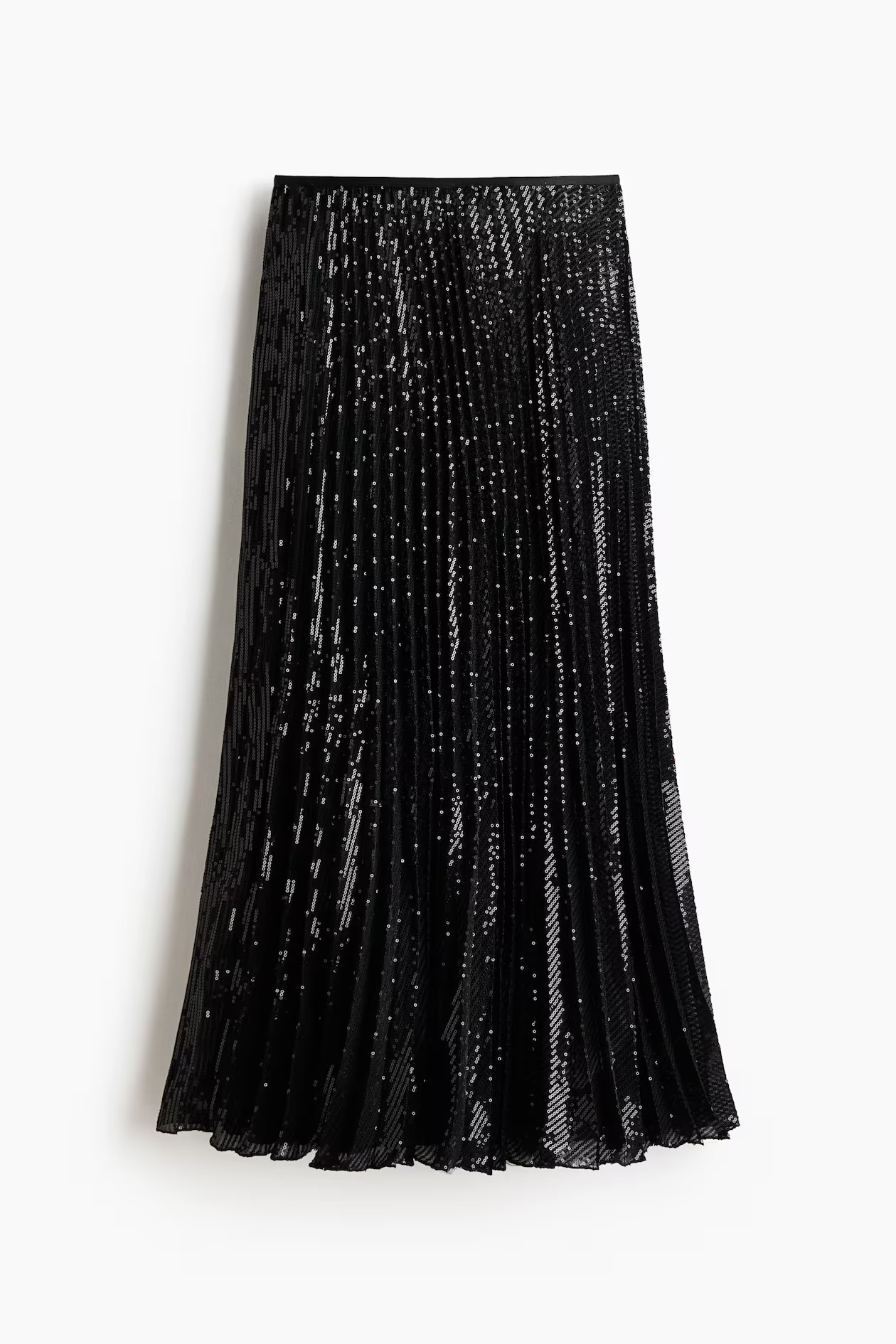 Sequined Plissé Skirt | H&M (US + CA)