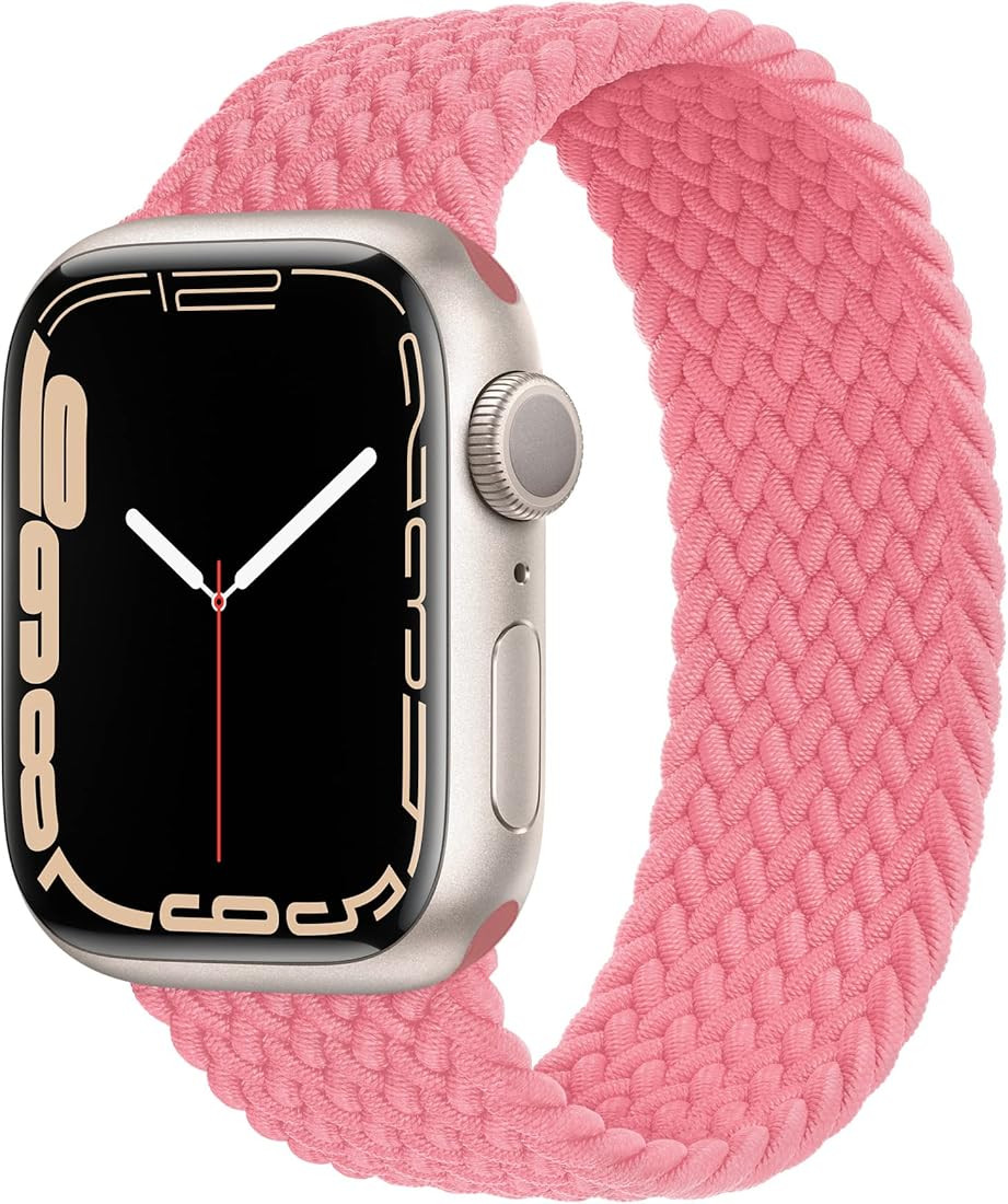 Proworthy Lace Braided Solo Loop Compatible With Apple Watch Band 38mm 40mm 41mm 42mm 44mm 45mm 49mm | Amazon (US)