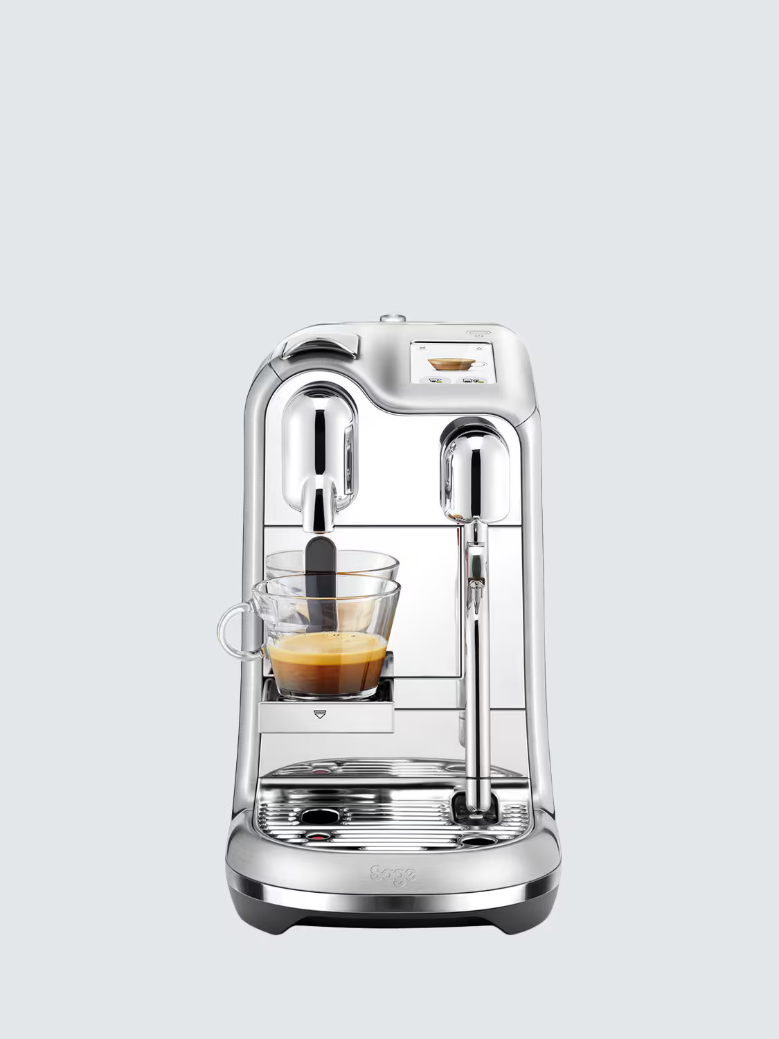 NespressoCreatista Pro SNE900BSS Coffee Machine by Sage, Stainless Steel | John Lewis (UK)
