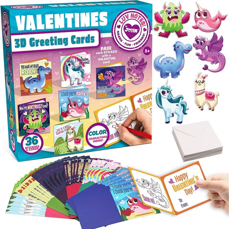 Joyin 3D Greeting Card, 36 Pack | Target