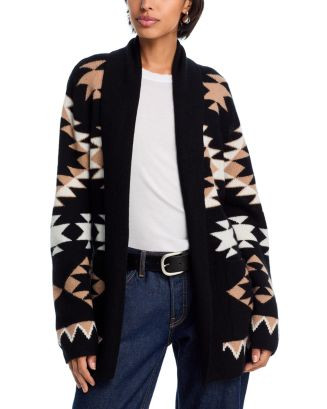 AQUA AQUA 100% Cashmere Aztec Cardigan - Exclusive  | Bloomingdale's NEW & NOW Women's Clothing | Bloomingdale's (US)