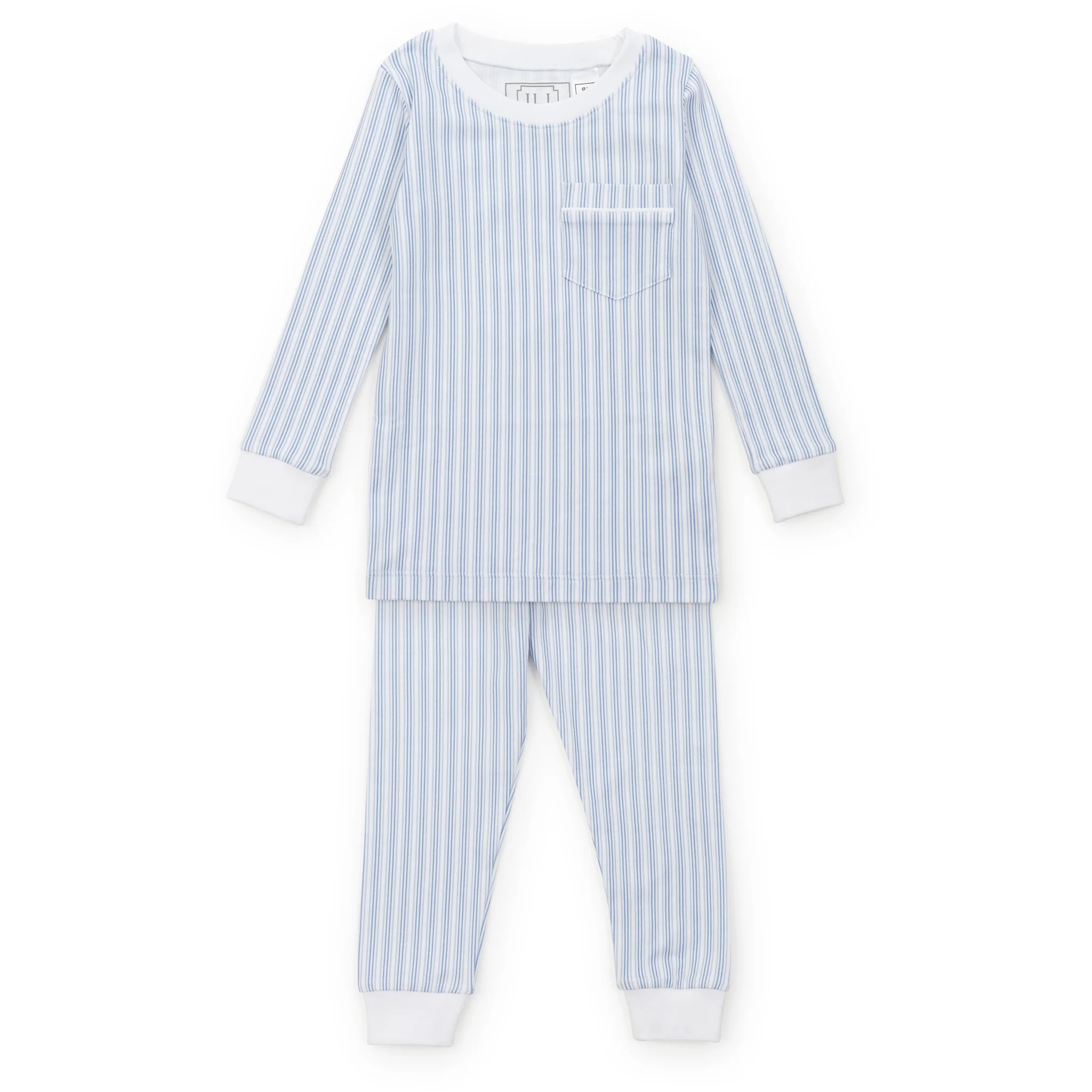 Bradford Boys' Pajama Pant Set - Stripes in Blue | Lila and Hayes