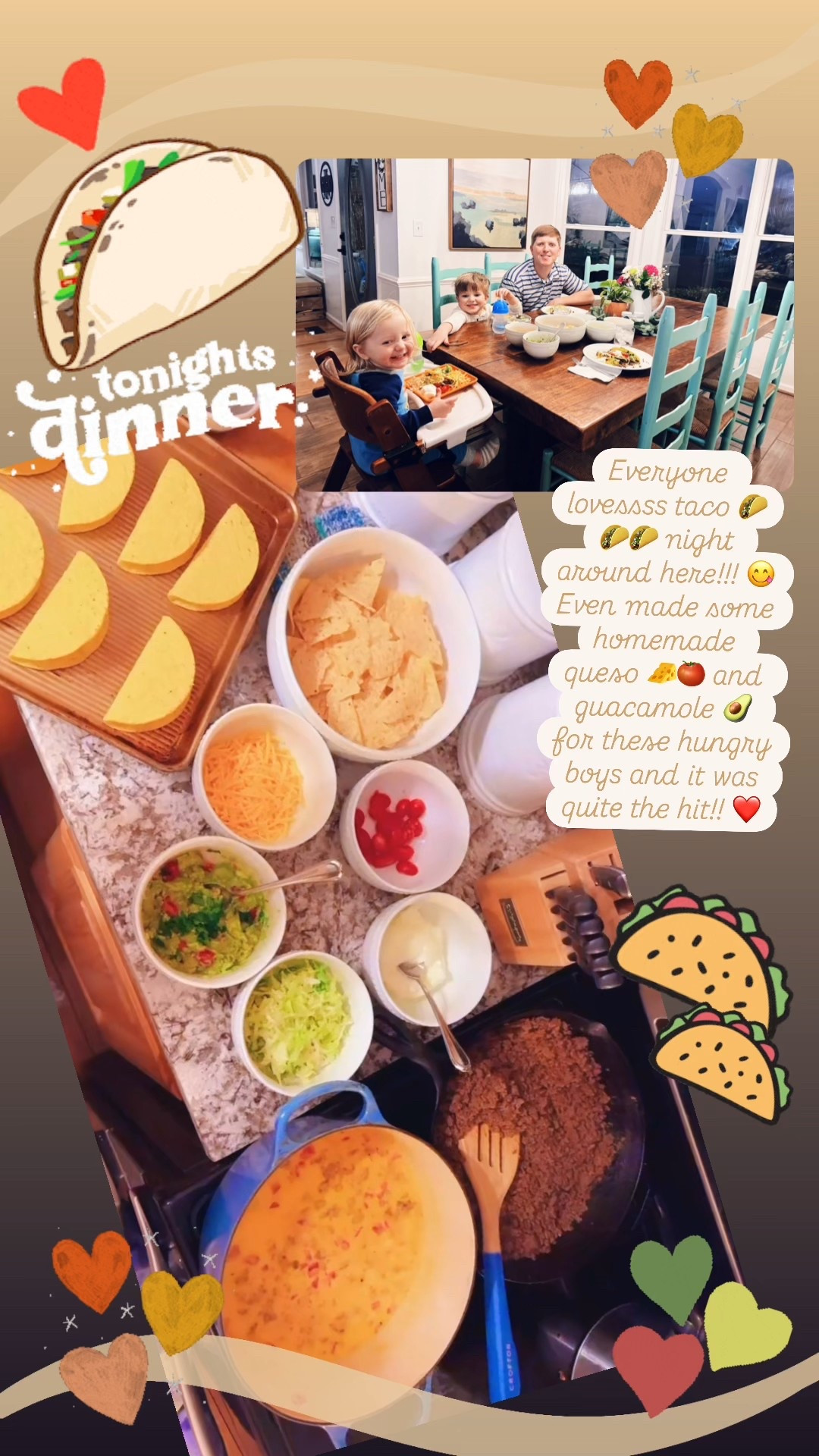 Everyone lovessss taco night round here!!! 🌮🌮🌮