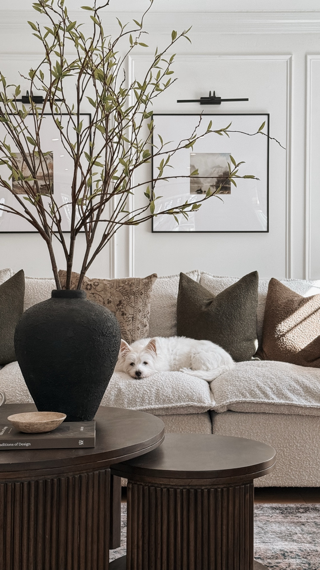 I’m loving these oversized, realistic willow branches from Pottery Barn. They are approximately 57" tall. I have three shown in vase. These are a bit of a splurge, so I also linked similar branches at a lower price point below. 🌿

Also shown: large statement branches (3 shown) black vase, alabaster boucle sofa with machine washable covers, , pillow covers in brown and moss green, vintage Turkish rug pillow (one of a kind), gallery frames, art print, rechargeable picture light, decorative bowl. 


#LTKHome #LTKSaleAlert #LTKvlog
