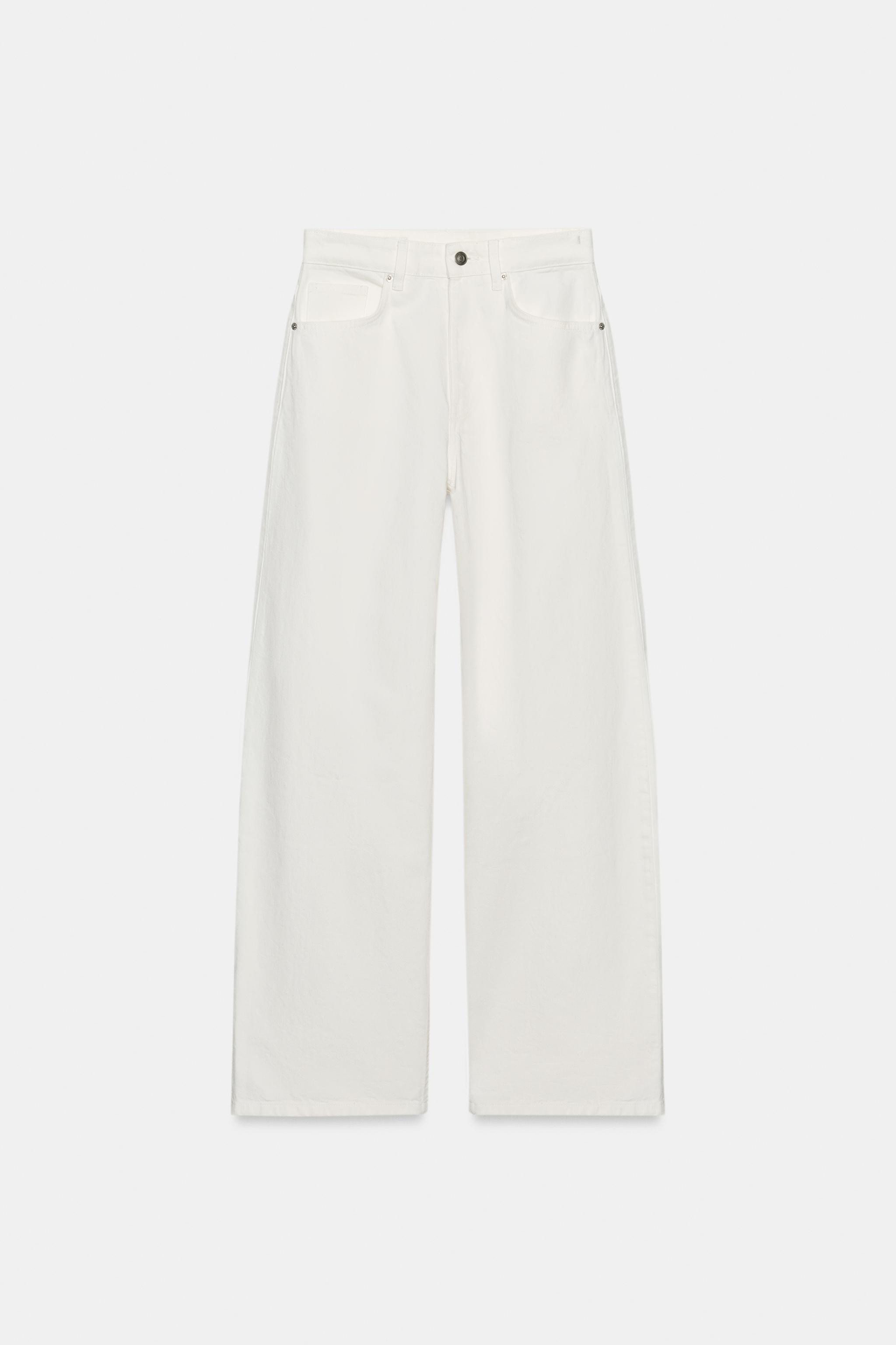 TRF HIGH WAIST EXTRA WIDE LEG JEANS | Zara US