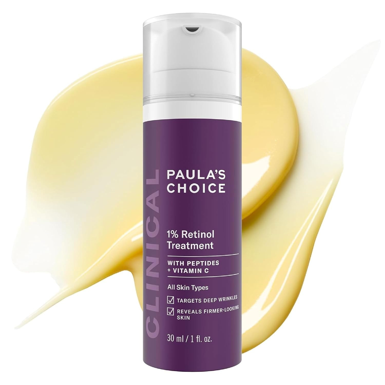 Paula's Choice CLINICAL 1% Retinol Face Treatment with Peptides | Amazon (US)