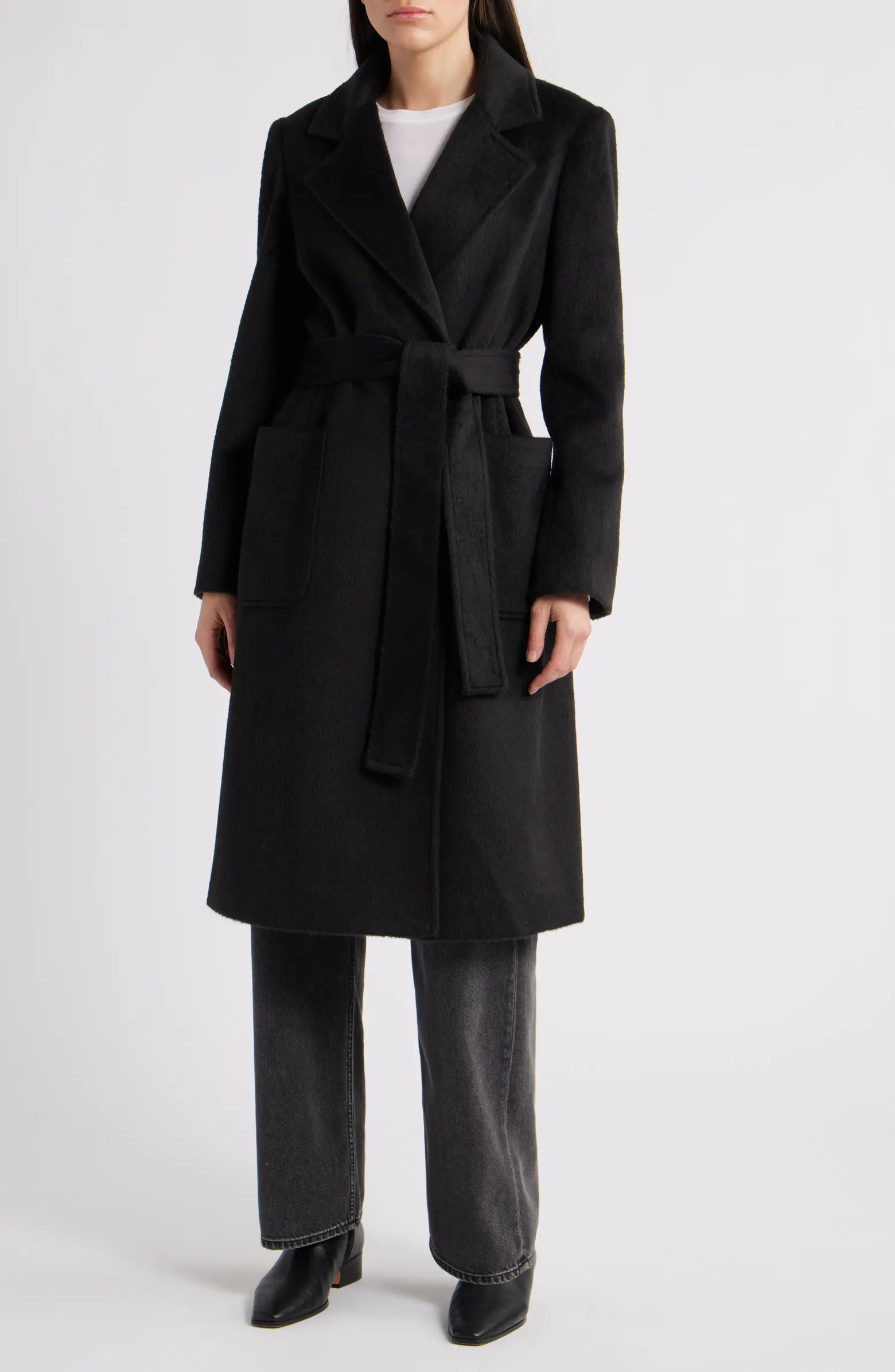 Longline Wrap Coat | Nordstrom