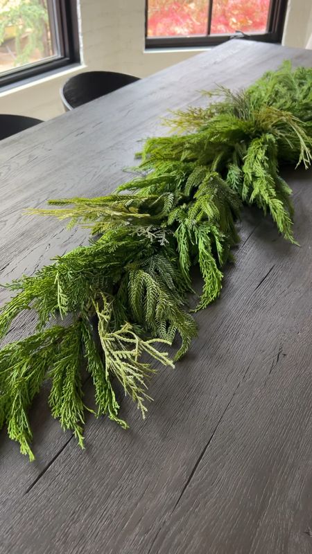 Mixed greenery table centerpiece.  I love how full and lush this is!  Its 6’ long and could also be used on a mantle!    Everything holiday is selling so fast!  Make sure to grab it fast if you want it! 

#LTKCyberWeek #LTKHoliday #LTKVideo