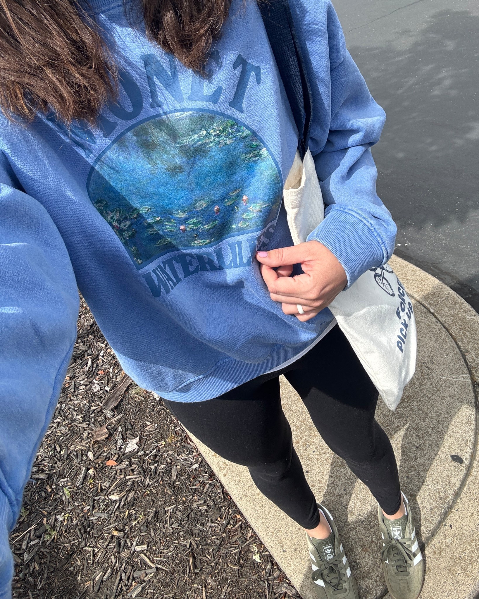 Monday errrand day! Loving this cute Monet sweatshirt! So comfy! I’m in the large. Fave sneakers too! 

#LTKootd #LTKmomlife #LTKSaleAlert